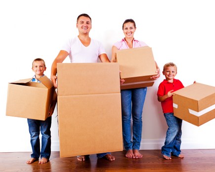Packing boxes and moving supplies for a Dulwich home move