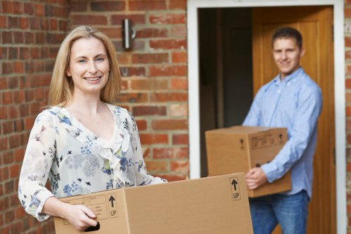Dulwich Movers team preparing safely for a property removal
