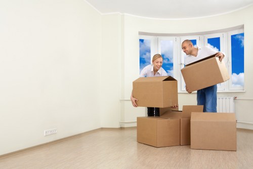 Careful box labelling and fragile item packing in Dulwich