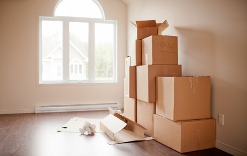Residential furniture move in a Dulwich property with stairs