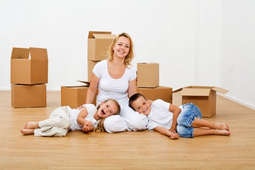 House move in Dulwich with packing and loading support