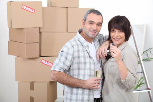 Commercial office move with equipment and furniture in South London